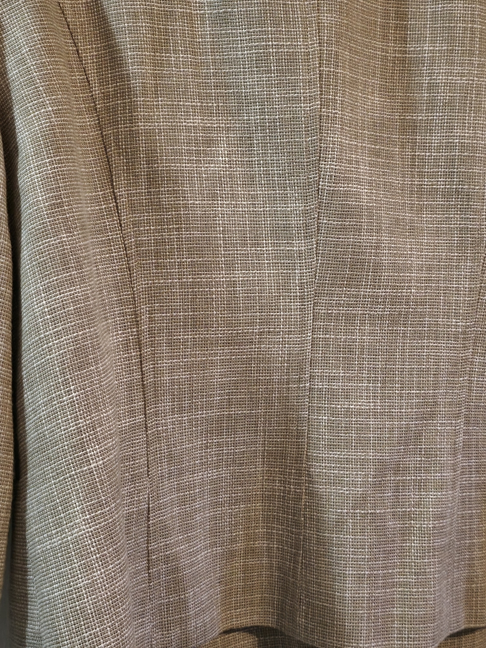 4/$67 Deal! Tribal Beige Textured Women's Blazer - Picture 6 of 10